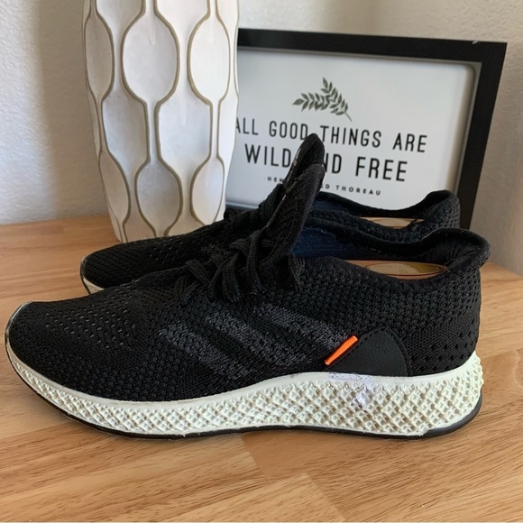 Adidas Innovative Future craft 4D Runner Black Size 5.5 - Picture 1 of 14